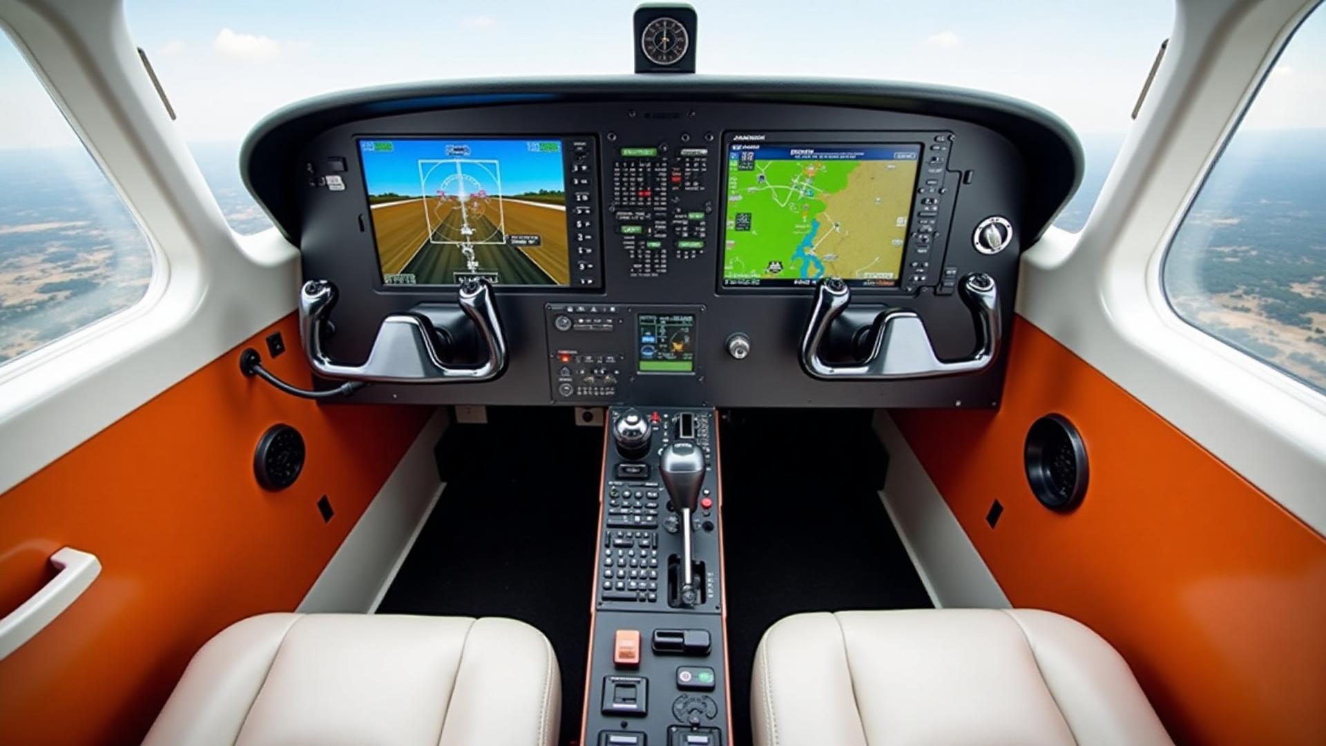 Bristell B23 modern LSA cockpit (representative image)