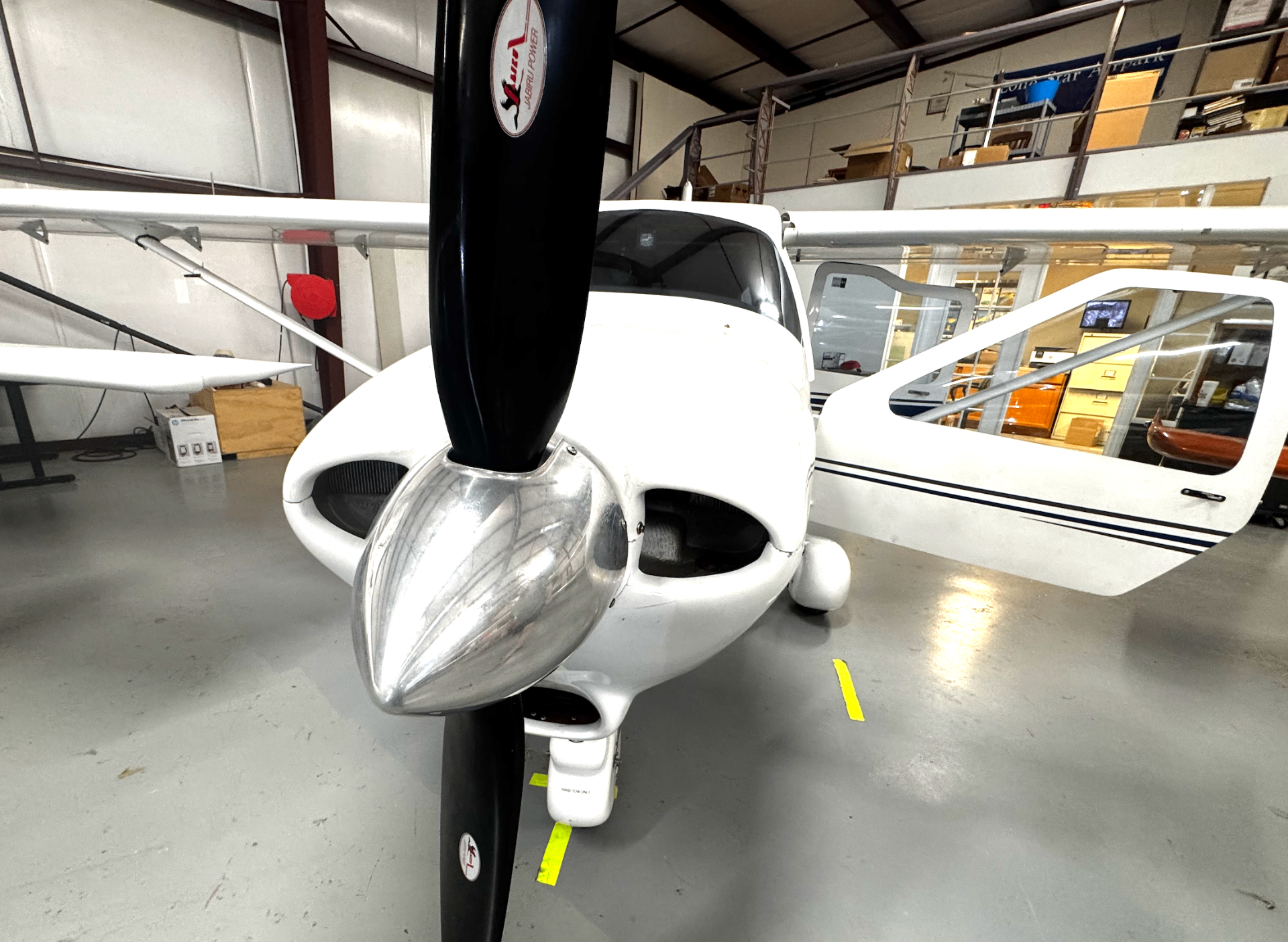 N779J Front View with Propeller