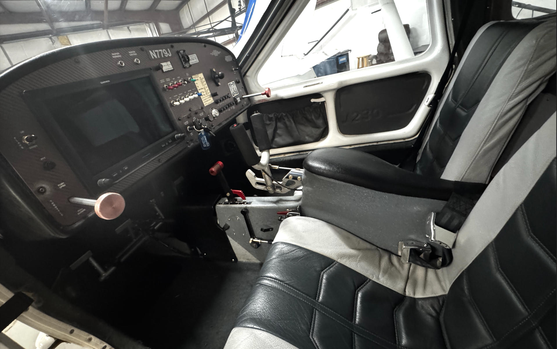 N779J Interior with Leather Seats